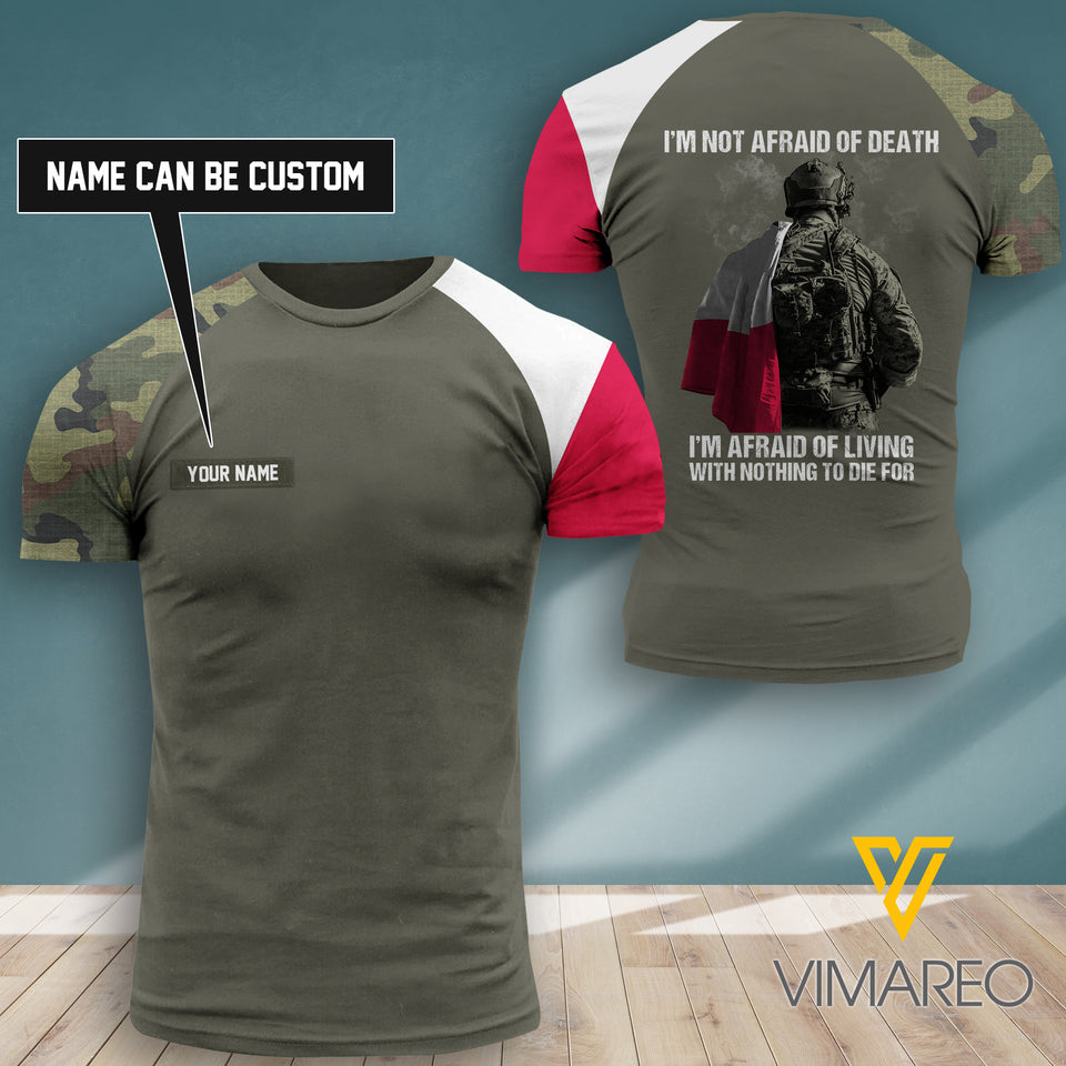 Customized Poland 3D PRINTED SHIRT 2307TH