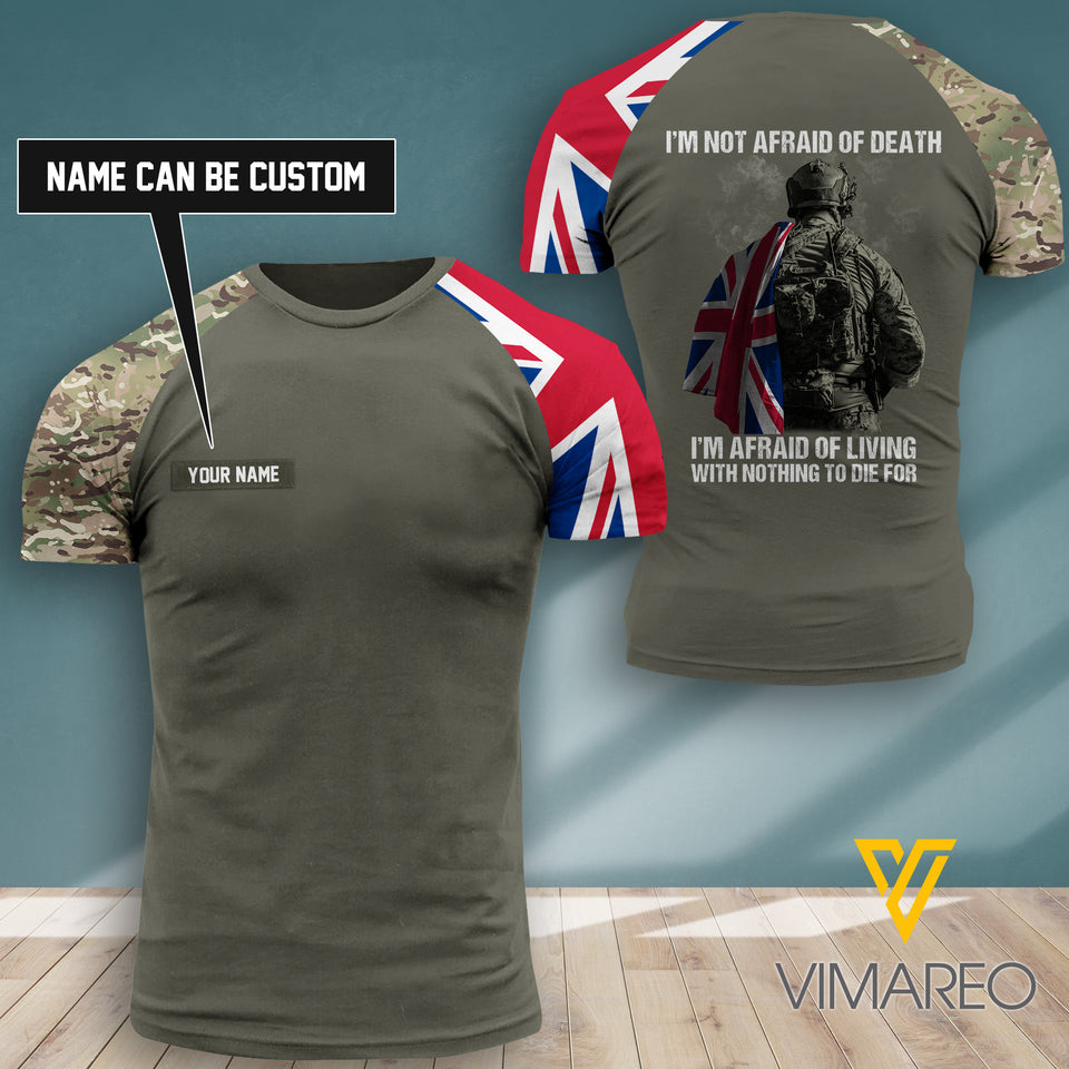Customized UK 3D PRINTED SHIRT 2207TH