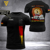 Customized GERMANY TRUCKER 3D PRINTED SHIRT 2007N