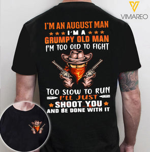 August man Tshirt 3d all print 2206TQ