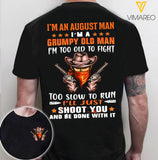 August man Tshirt 3d all print 2206TQ