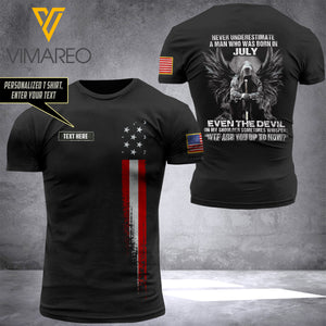Customized July guy 3D PRINTED TSHIRT 2804NGBN