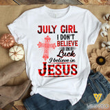 July girl Jesus Tshirt 3d all print 0807TQ