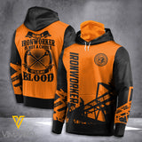 BEING AN IRONWORKER IS A CHOICE MASK HOODIE 3D PRINTED NY