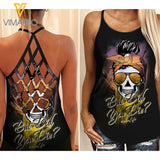 Mom Life Criss-Cross Open Back Camisole Tank Top VMYY