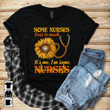 Some Nurse cuss to much funny Tshirt Printed QT14