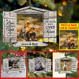 Personalized Image Dog Lover Christmas Wood Ornament Printed 22OCT-MA03