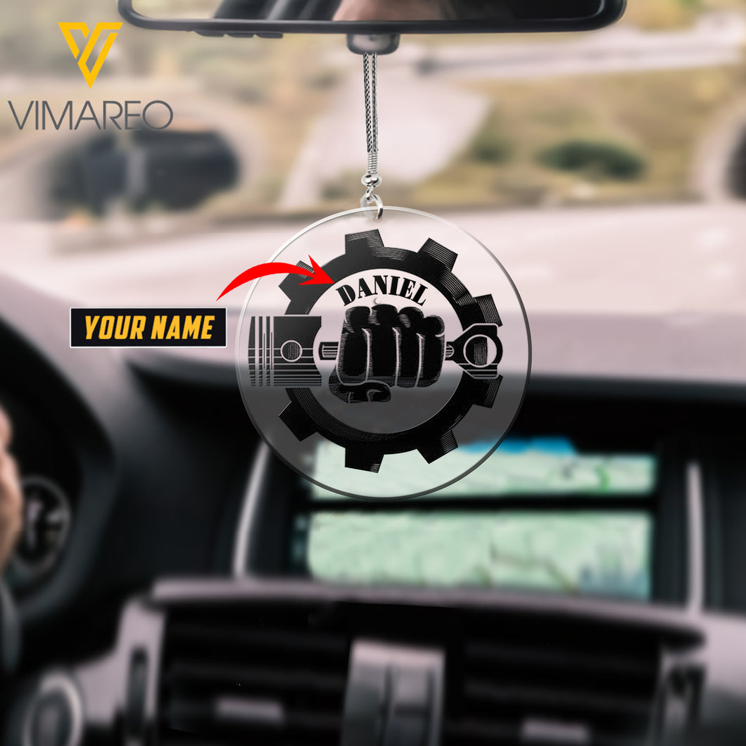VMAH PERSONALIZED MECHANIC CAR HANGING ORNAMENT MAR-MA10