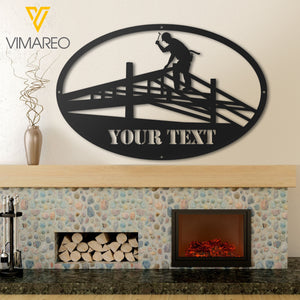 Roofer Monogram Custom Decor Home