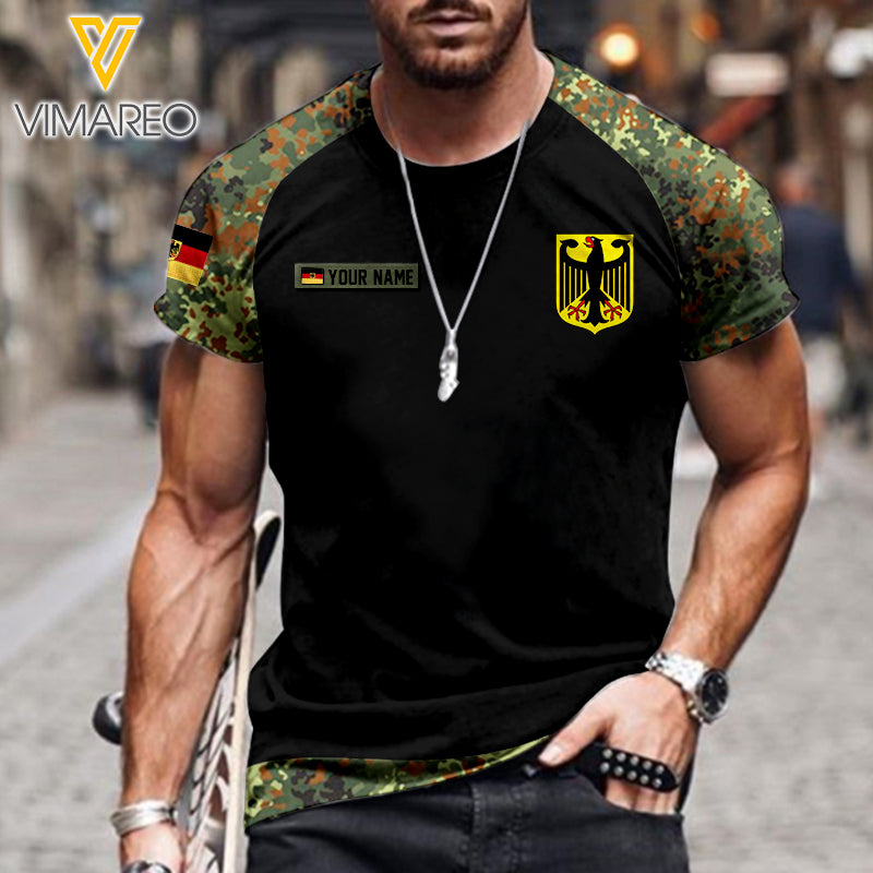 PERSONALIZED GERMAN ARMY TSHIRT PRINTED MAY-QH13