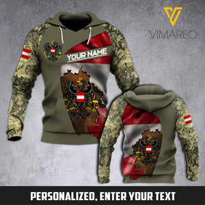 austria CAMO CUSTOMIZE T SHIRT/HOODIE 3D PRINTED TMTL 9