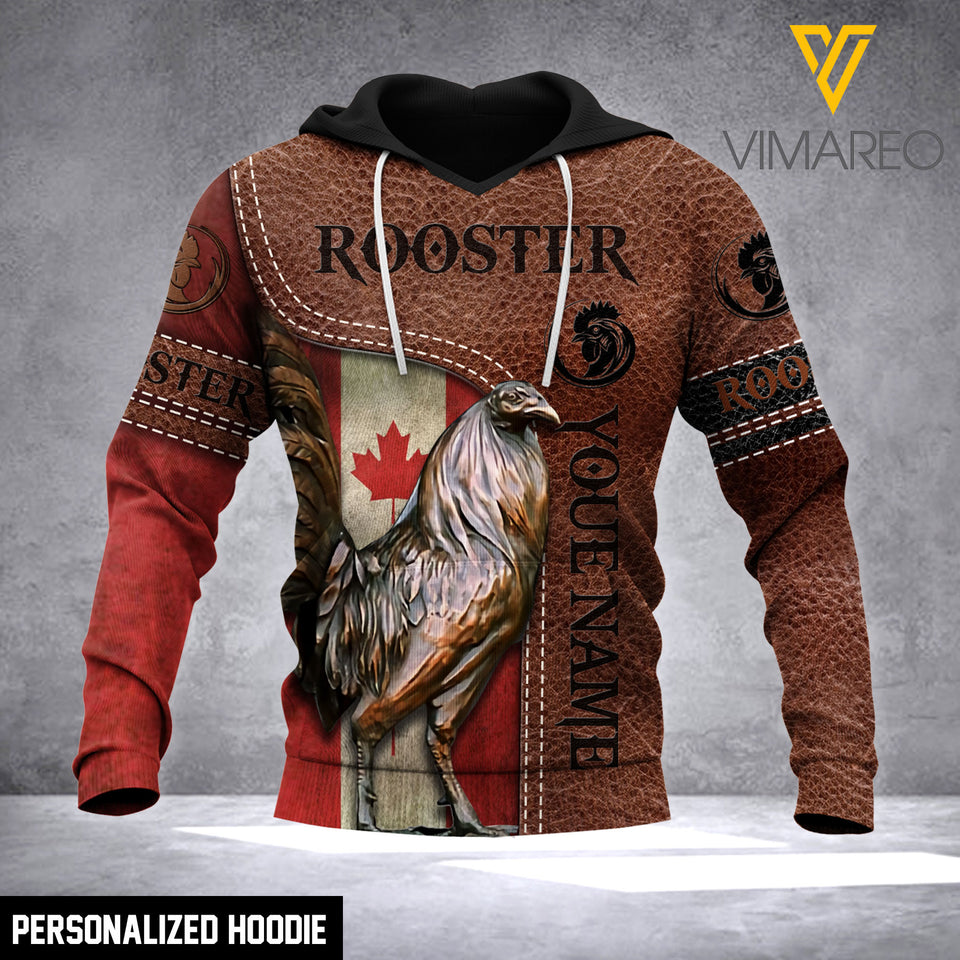ROOSTER CANADA CUSTOMIZE HOODIE 3D TMT DA