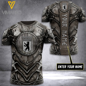 Berlin ARMOR CUSTOMIZE T SHIRT 3D PRINTED TMTL 10