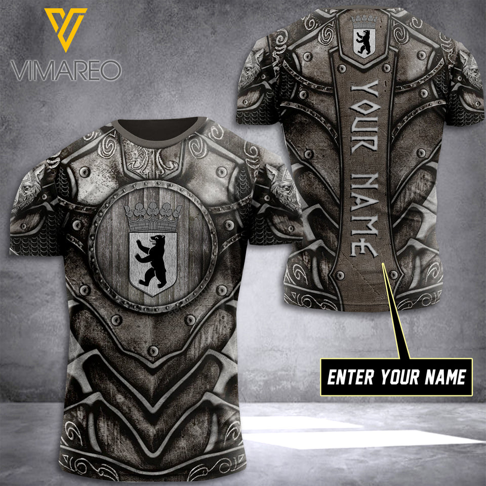 Berlin ARMOR CUSTOMIZE T SHIRT 3D PRINTED TMTL 10