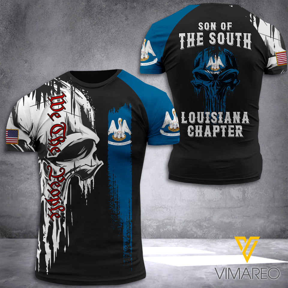 Louisiana chapter T SHIRT 3D PRINTED TMTl
