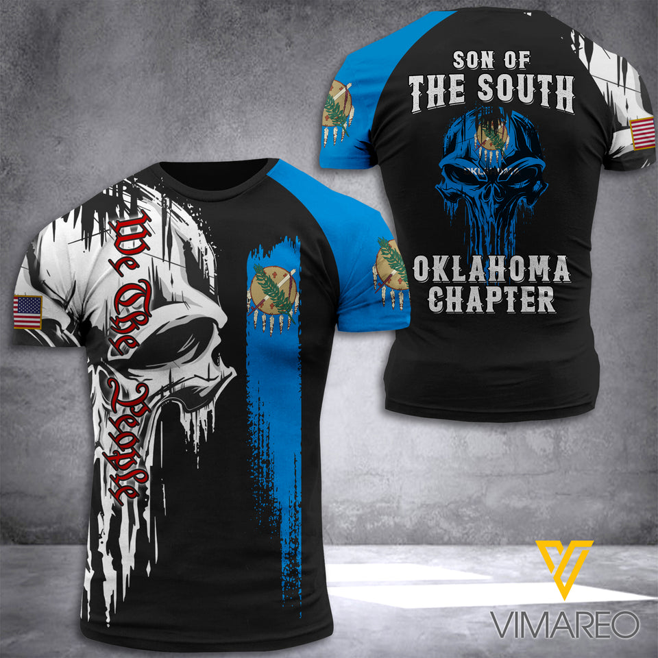 Oklahoma chapter T SHIRT 3D PRINTED TMTl