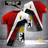 Berlin CUSTOMIZE T SHIRT 3D PRINTED TL23