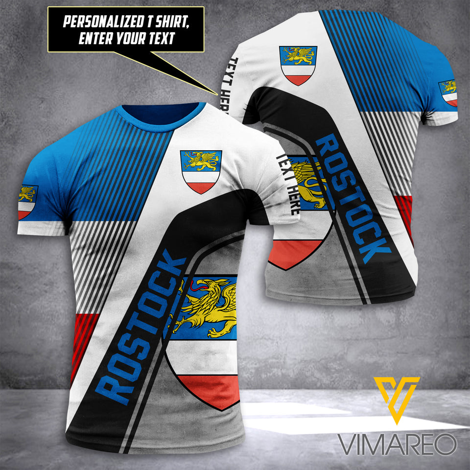 Rostock CUSTOMIZE T SHIRT 3D PRINTED TL23