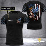 Doberman CUSTOMIZE T SHIRT 3D PRINTED TMT FLAG