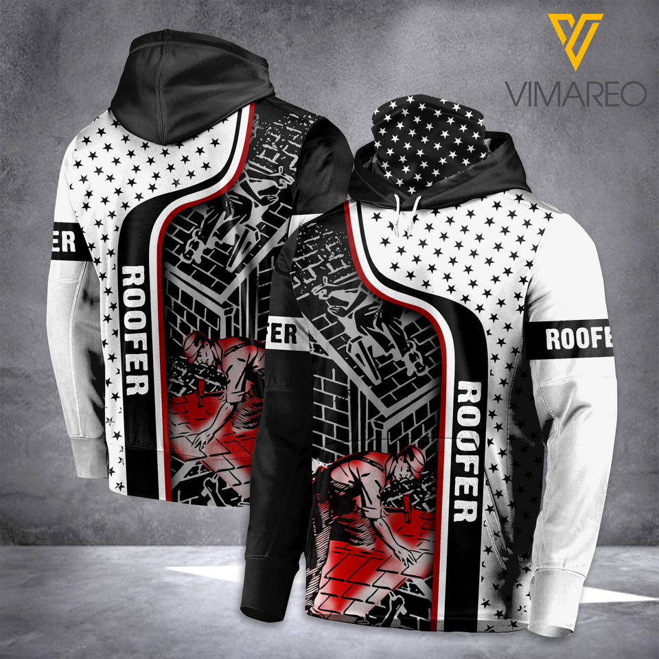 roofer MASK HOODIE 3D PRINTED LMT DFL
