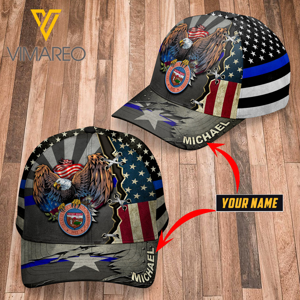 Arizona BLUE LINE CUSTOMIZE Peaked cap 3D TL103 FLAG