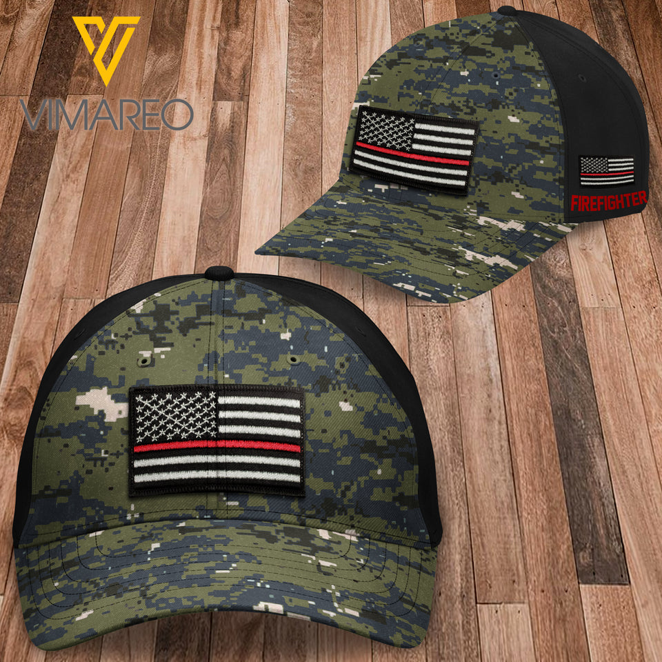 FIREFIGHTER Peaked cap 3D MTP CAMO