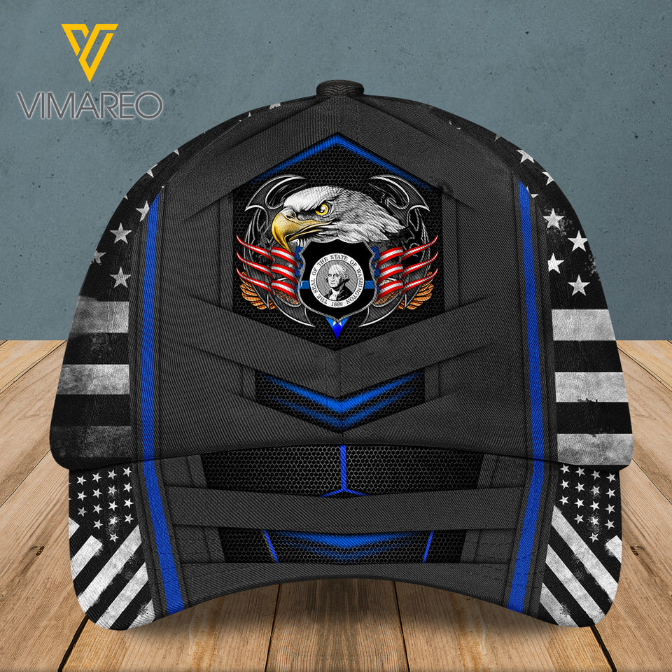 Washington BLUE LUINE Peaked cap 3D CTTE