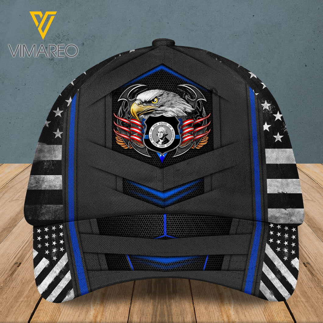 Washington BLUE LUINE Peaked cap 3D CTTE