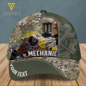 Mechanic CUSTOMIZE Peaked cap 3D FLAG 1806