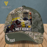 Mechanic CUSTOMIZE Peaked cap 3D FLAG 1806
