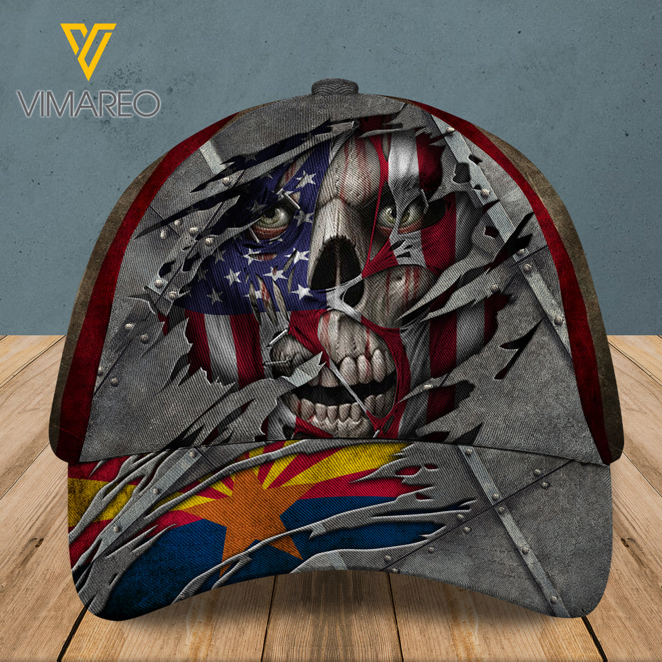 Arizona Peaked cap 3D SKULL CTT
