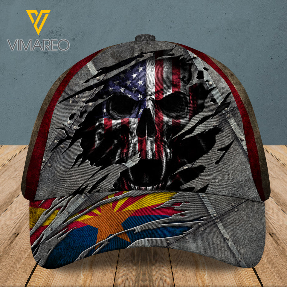 Arizona Peaked cap 3D SKULL CTT