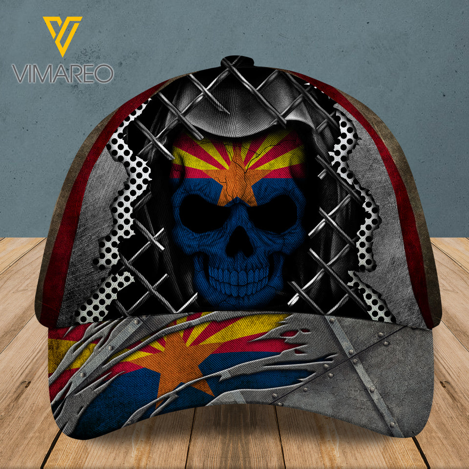 Arizona Peaked cap 3D SKULL CTT