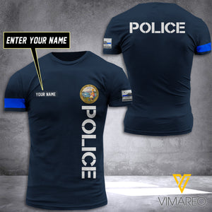 California POLICE CUSTOMIZE T SHIRT/HOODIE 3D PRINTED TMT
