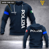 ITALY POLICE CUSTOMIZE T SHIRT/HOODIE 3D PRINTED TMT