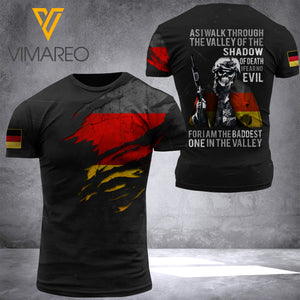 german soldier T SHIRT 3D PRINTED TMTL shadow