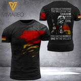 german soldier T SHIRT 3D PRINTED TMTL shadow