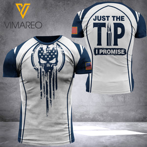 American just the tip T SHIRT 3D PRINTED 712