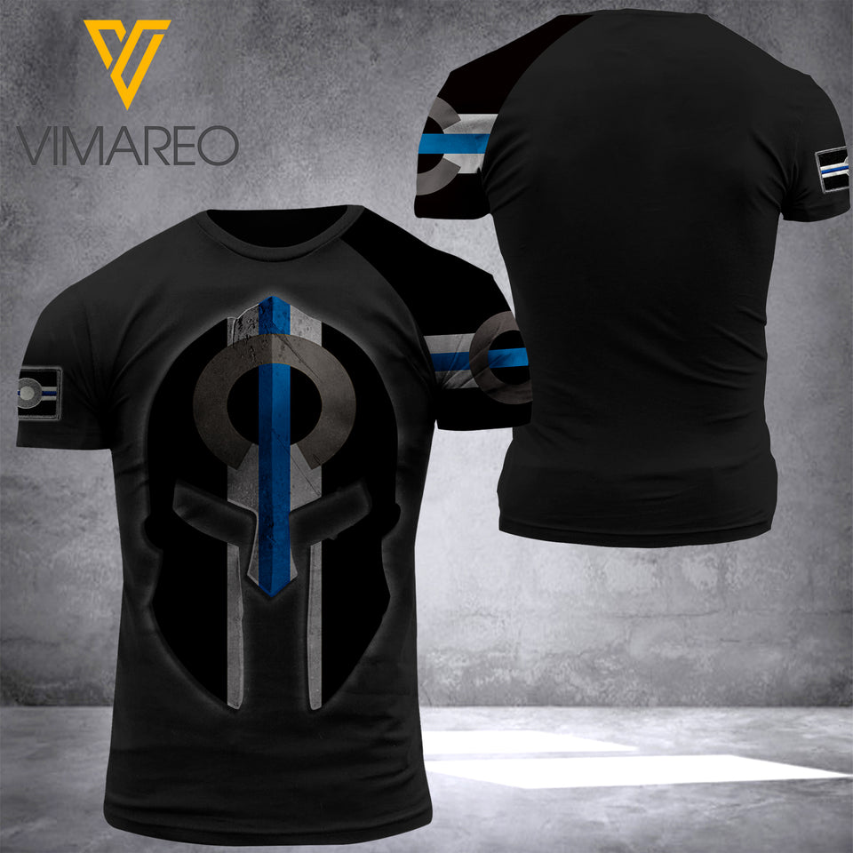 colorado blue line T SHIRT 3D PRINTED TMTL SOLDIER