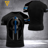 colorado blue line T SHIRT 3D PRINTED TMTL SOLDIER