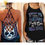JANUARY GIRL Criss-Cross Open Back Camisole Tank Top SKTHIG