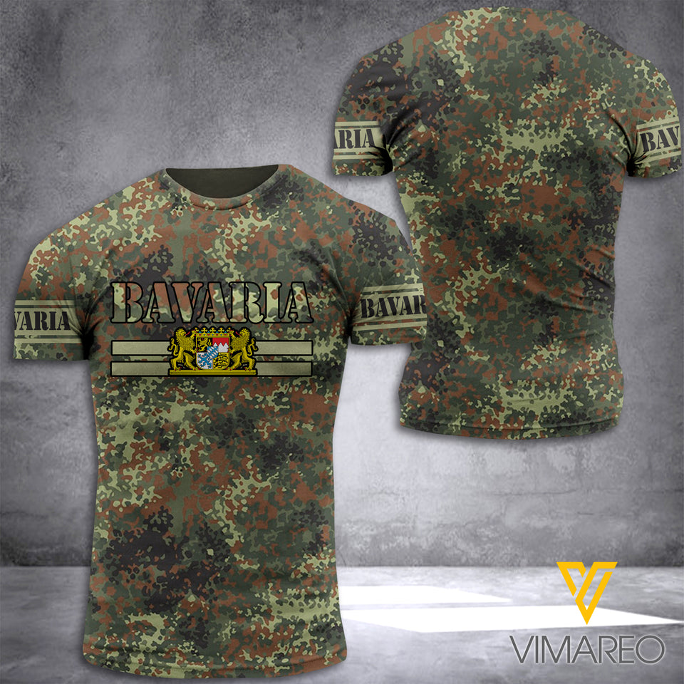 Bavaria CAMO T SHIRT 3D PRINTED TMTL patriot