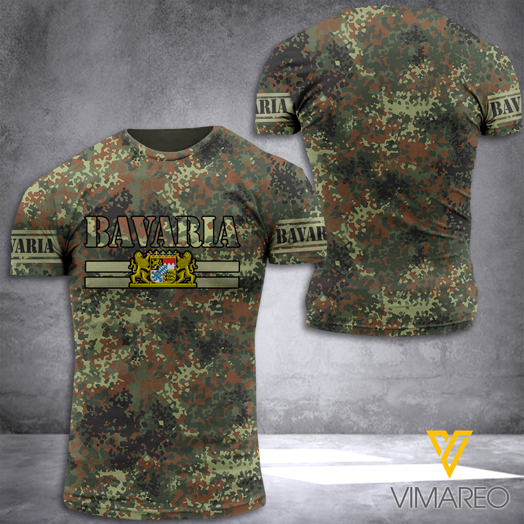 Bavaria CAMO T SHIRT 3D PRINTED TMTL patriot
