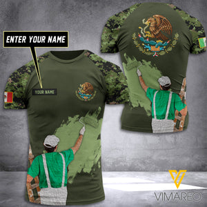 Painter MEXICO CAMO CUSTOMIZE T SHIRT 3D PRINTED TMT