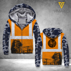 lineman FLEECE HOODIE 3D PRINTED LMT