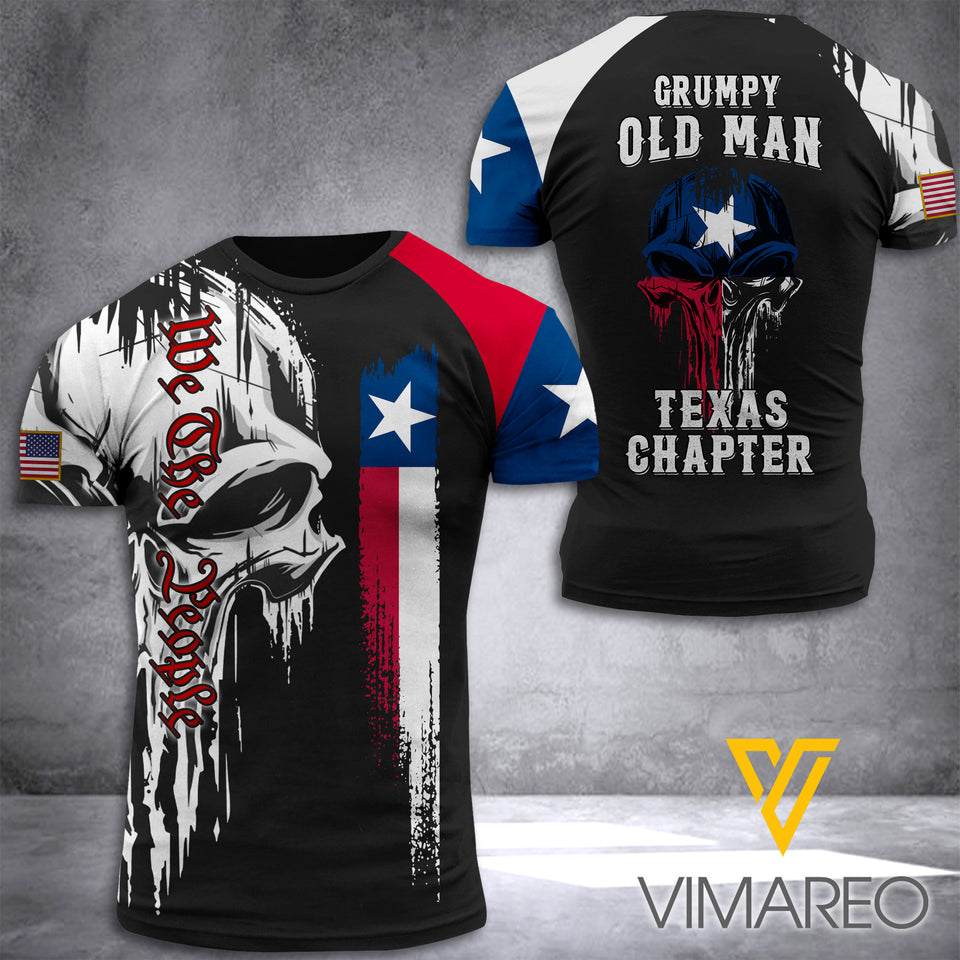 Texas man T SHIRT 3D PRINTED TMTl