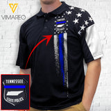 Tennessee Police POLO SHIRT 3D PRINTED MAR-MA27