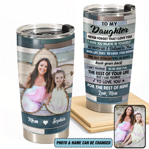 Personalized Image Mom & Daughter Tumbler 20Oz Printed PNDT2712