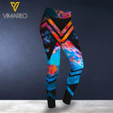 KHMD APRIL GIRL THICK THIGHS Criss-Cross CHAOTIC Tank Top Legging