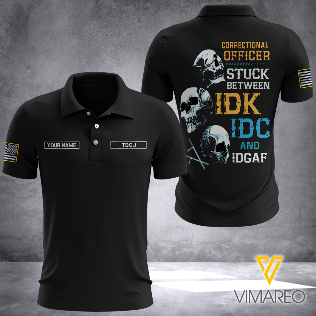 PHN PERSONALIZED Texas Department of Criminal Justice TDCJ POLO SHIRT PRINTED MAY-MD04